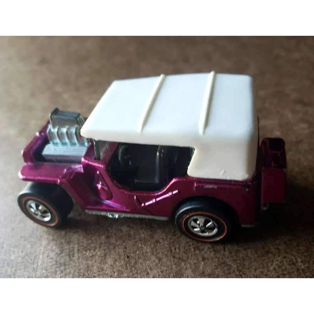 VTG 1971 Hot Wheel GRASS HOPPER Spectraflame Magenta ZAMAC 1:64 REDLINE 6461 USA
